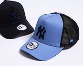 Kšiltovka New Era 9FORTY A-Frame Trucker MLB League Essential New York Yankees Copen Blue / Black