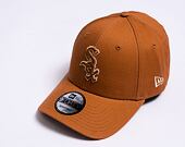 Kšiltovka New Era 9FORTY MLB Team Outline Chicago White Sox Caramel Brown / Stone