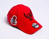 Kšiltovka New Era 9FORTY NBA Side Patch Chicago Bulls Red / Red