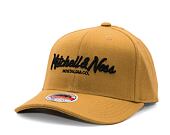 Kšiltovka Mitchell & Ness - Branded Pinscript Classic Red - Tan