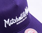 Kšiltovka Mitchell & Ness Purple/White Trucker Own Brand