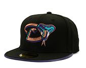 Kšiltovka New Era 59FIFTY MLB Team Color Split Arizona Diamondbacks - Black