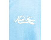 Triko Karl Kani Woven Signature Heavy Jersey Boxy Diner Tee light blue