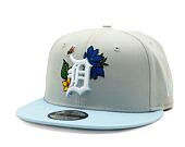 Kšiltovka New Era 9FIFTY MLB Floral Detroit Tigers Retro - Graphite / Pastel Blue