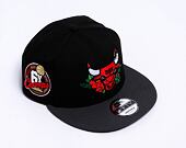 Kšiltovka New Era 9FIFTY NBA Floral Chicago Bulls - Black / Graphite