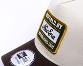 Kšiltovka New Era - Buffalo Patch Canvas 9FORTY Trucker - Stone / Brown