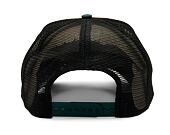 Kšiltovka New Era - Buffalo Patch Canvas 9FORTY Trucker - Vegas Gold / Dark Green