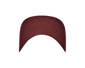 Kšiltovka Yupoong 5-Panel Curved Classic Snapback burgundy