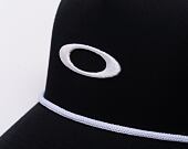 Kšiltovka Oakley - Oakley Ellipse Rope Hat - Black/White
