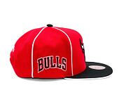 Kšiltovka Mitchell & Ness - Chicago Bulls - Pipe Snapback - Red