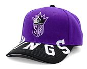 Kšiltovka Mitchell & Ness - Sacramento Kings - Underarch Pro Snapback Hwc - Purple