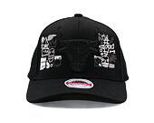 Kšiltovka Adam Wave - Custom NBA Art Piece- Chicago Bulls - Black