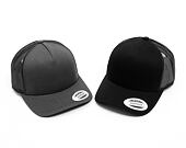 Kšiltovka Yupoong 5-Panel Retro Trucker Cap Charcoal