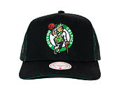 Kšiltovka Mitchell & Ness - NBA Tremor Trucker - Boston Celtics - Black