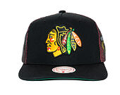 Kšiltovka Mitchell & Ness - NHL Tremor Trucker - Chicago Blackhawks - Black