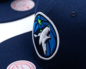 Kšiltovka Mitchell & Ness - NBA Team Ground 2.0 Snapback - Minnesota Timberwolves - Blue