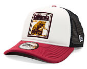Kšiltovka New Era - Branded Graphic Patch 9FORTY Trucker - White / Cherry
