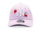 Dětská Kšiltovka New Era - MLB Fruit Icon 9FORTY - NY Yankees - Lila / White