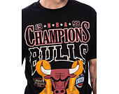 Triko Mitchell & Ness - NBA Big Champ Tee - Chicago Bulls - Black