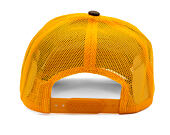 Kšiltovka Brixton - Alpha Block X C Mp Mesh Cap - Golden Glow/Off White/Deep Brown
