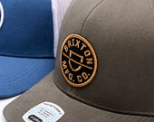 Kšiltovka Brixton - Crest Mp Mesh Cap - Military Olive