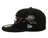 Kšiltovka New Era - Vday Scribble 59FIFTY - Black / White / Scarlet