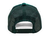 Kšiltovka Reflection Luxury Fuzzy Trucker - Bottle Green/ White