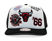 Kšiltovka Mitchell & Ness - Gridlock Trucker - Chicago Bulls - White