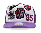 Kšiltovka Mitchell & Ness - Gridlock Trucker Hwc - Toronto Raptors - White