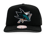 Kšiltovka Mitchell & Ness - Evergreen Trucker - San Jose Sharks - Black