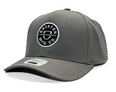 Kšiltovka Brixton - Crest X Mp Snapback - Grey/Grey