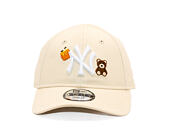 Dětská Kšiltovka New Era - MLB Fall Icons 9FORTY - NY Yankees - Cream / White