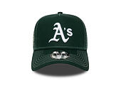 Kšiltovka New Era - MLB Contrast Stitch WS Retro 9FORTY Trucker - Oakland Athletics - Dark Green