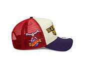 Kšiltovka New Era - UFC MMA Promo Cap 9FORTY Trucker - Cream / Purple