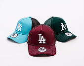 Kšiltovka New Era - MLB Contrast Stitch WS Retro 9FORTY Trucker - LA Dodgers - Burgundy