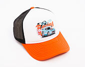 Dětská Kšiltovka New Era - Racing Foam 9FORTY Trucker - Orange / White