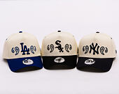 Kšiltovka New Era - MLB Paisley Bandana 9FORTY A-Frame - LA Dodgers - Cream / Dark Royal