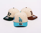 Kšiltovka New Era - MLB WS Patch Retro 9FORTY M-CROWN - LA Dodgers - Cream / Blue