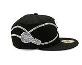 Kšiltovka New Era - MLB Chain Wrap 59FIFTY - Chicago White Sox - Black