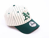 Kšiltovka New Era - MLB Pinstripe 9TWENTY - Oakland Athletics - Dark Green