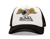 Kšiltovka Von Dutch - Trucker - Eye Out Logo - White/Black