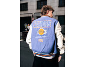 Bunda New Era - NBA Patch Varsity Jacket - LA Lakers - Muted Indigo