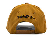 Kšiltovka Mitchell & Ness - Pinscript Classic Red - Own Brand - Mustard/Black