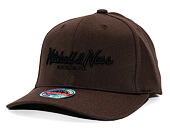Kšiltovka Mitchell & Ness - Pinscript Classic Red - Own Brand - Brown/Black