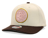 Kšiltovka Mitchell & Ness - Blush Sand Classic Red - Brooklyn Nets - Sand/Brown