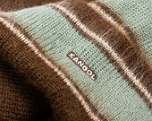 Kulich Kangol - Fuzzy Stripe Beanie - Brown