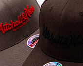 Kšiltovka Mitchell & Ness - Pinscript Classic Red - Own Brand - Brown/Black