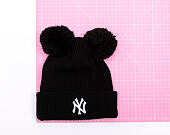 Dámský Kulich New Era - MLB Double Pom Beanie - NY Yankees - Black / White
