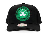 Kšiltovka Mitchell & Ness - NBA Tilted Pro Snapback - Boston Celtics - Black