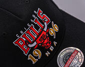 Kšiltovka Mitchell & Ness - NBA Championship Classic Red 1996 - Chicago Bulls - Black